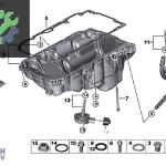 BMW E87 E90 N47 177LİK ÇIKMA YAĞ KARTERİ 8510206 8510206 7797969