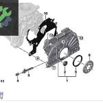 BMW E87 E90 N47 177LİK ÇIKMA ZİNCİR KAPAĞI 11147807755 7807755