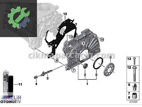 BMW 3 Serisi Motor Kapağı çıkma parça