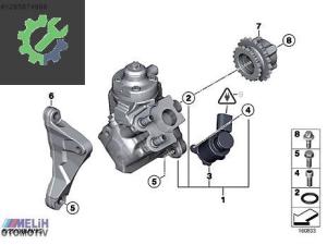 BMW E87 E90 N47 177 LİK ÇIKMA YAKIT POMPASI 13518577643 8577643