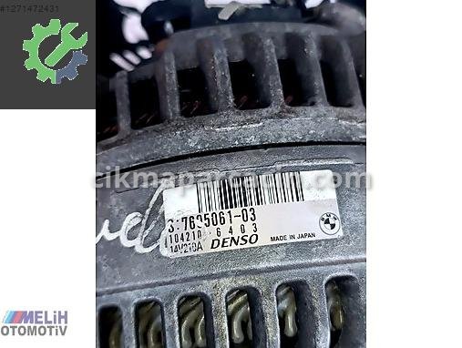 BMW 5 Serisi Şarj Dinamosu 7605061 çıkma parça