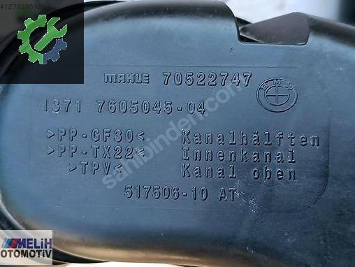 BMW 5 Serisi Hava Filtresi Hortumu 7605045 çıkma parça
