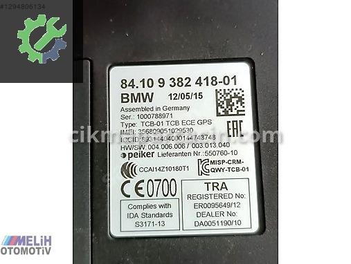 BMW 3 Serisi Bluetooth Beyni 9382418 çıkma parça