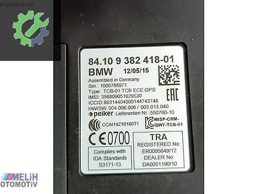 BMW 3 Serisi Beyin 9382418 çıkma parça