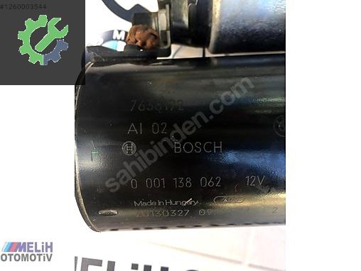 BMW 3 Serisi Marş Dinamosu 7638192 çıkma parça