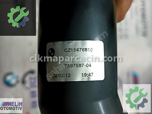 BMW 1 Serisi Turbo Hortumu 7597587 çıkma parça