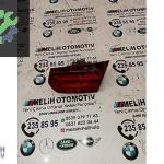 BMW F30 ÇIKMA SAĞ ARKA İÇ STOP 7259916