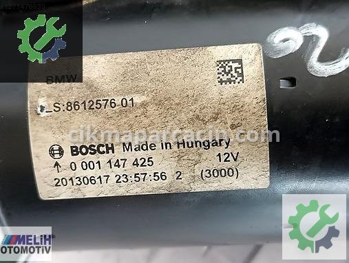 BMW 3 Serisi Marş Dinamosu 8612576 çıkma parça