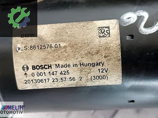 BMW 3 Serisi Marş Dinamosu 8612576 çıkma parça