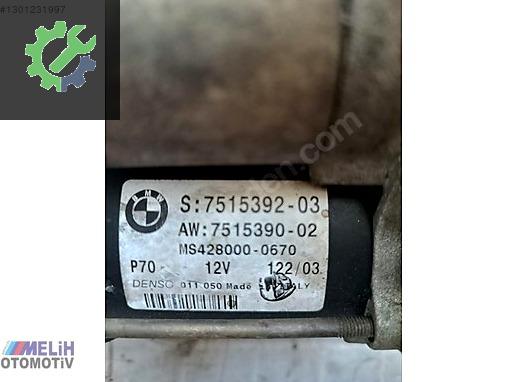 BMW 5 Serisi Marş Dinamosu 7515392 çıkma parça