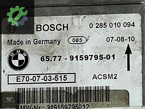 BMW X5 Airbag Beyni (SRS) 9159795 çıkma parça