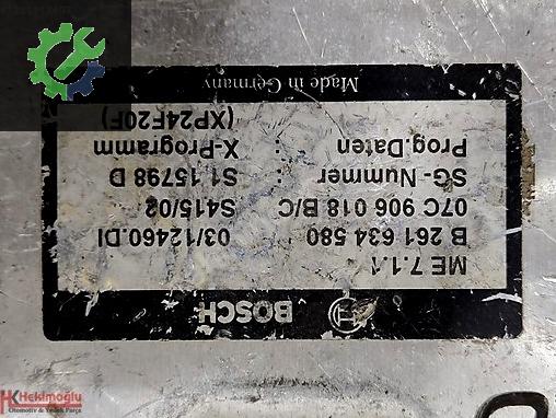Volkswagen Transporter Beyin 07C906018 çıkma parça