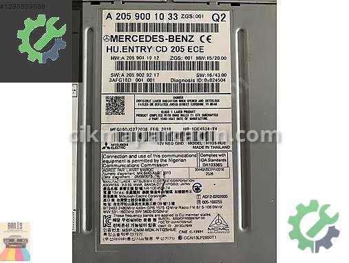 Mercedes-Benz CL Radyo CD Ünitesi 2059006813 çıkma parça