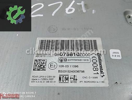 Citroen C-Elysee Cd - Çalar C-ELYSEE çıkma parça