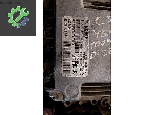 CITROEN PEUGEOT MOTOR BEYNI 0281 012 523 96 648 434 80