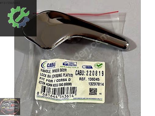 CORSA D 2006-2014 ÖN ARKA İÇ AÇMA KOLU SAĞ KROM 136045 CABU