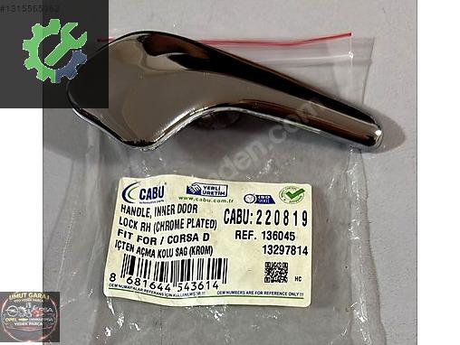 CORSA D 2006-2014 ÖN ARKA İÇ AÇMA KOLU SAĞ KROM 136045 CABU