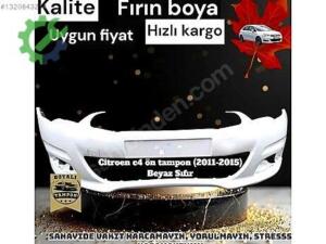 Citroen c4 ön tampon (2011-2015) Beyaz Sifir