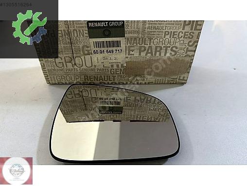DACİA LOGAN1 DUSTER1 MCV SANDERO 1 SAĞ AYNA CAMI MAİS 6001549717