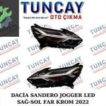 DACİA SANDERO JUGGER LED SAĞ SOL FAR KROM 2022-2025 YEDEK PARÇA