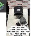 DXCF10-4WD 34516799523-01 0265960363 BMW F10 F11 ABS BEYNİ