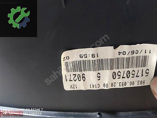 Fiat Doblo Gösterge Paneli GOSTERGE51750750 çıkma parça