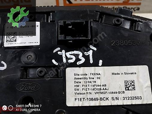 Ford Focus Gösterge Paneli F1ET-10849-BCK çıkma parça