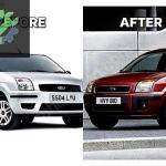 FORD FUSİON MAKYAJLI KASA DÖNÜŞÜM ÖN TAMPON SET 2002-2011