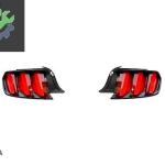 FORD MUSTANG 2015- ARKA STOP TAKIMI (KIRMIZI-USA) SIFIR SET