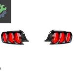 FORD MUSTANG 2015- ARKA STOP TAKIMI (KIRMIZI-USA) SIFIR SET
