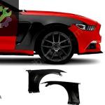 FORD MUSTANG 2015- ÖN ÇAMURLUK SETİ (GT350) ALÜMİNYUM SIFIR