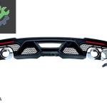 FORD MUSTANG 2018- ARKA DİFÜZÖR SET KOMPLE EGZOZLU (GT500) SIFIR