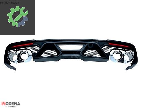 FORD MUSTANG 2018- ARKA DİFÜZÖR SET KOMPLE EGZOZLU (GT500) SIFIR