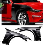 FORD MUSTANG 2018- ÖN ÇAMURLUK SETİ R+L (GT350) ALÜMİNYUM SIFIR