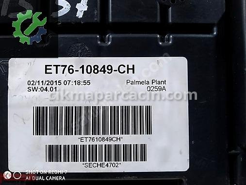 Ford Tourneo Custom Gösterge Paneli ET76-10849-CH çıkma parça