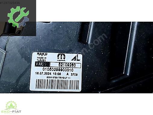 Fiat Doblo Sol Ön Far 52109260 çıkma parça