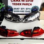 Golf 7 Comfortline orjinal çıkma ön far sağ-sol