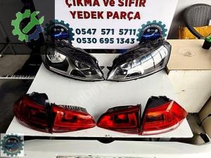 Golf 7 Comfortline orjinal çıkma ön far sağ-sol
