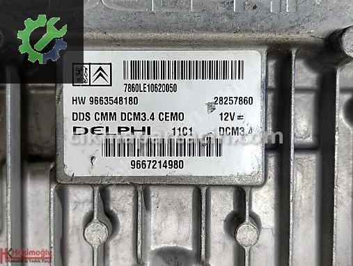 Peugeot 407 Motor Beyni 9663548180 çıkma parça