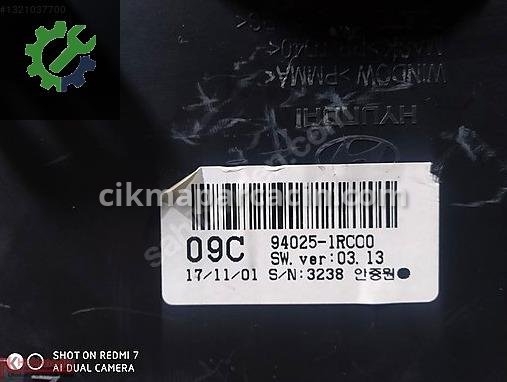 Hyundai Accent Blue Gösterge Paneli 94025-1R000 çıkma parça