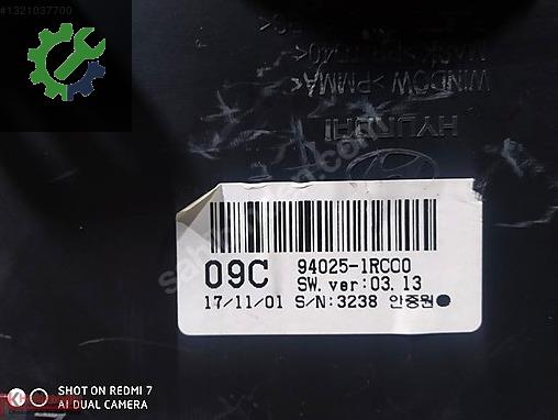 Hyundai Accent Blue Gösterge Paneli 94025-1R000 çıkma parça