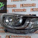 HYUNDAİ ACCENT BLUE SAĞ FAR SIFIR YAN SANAYİ LEDSİZ HATASIZ TAMİ