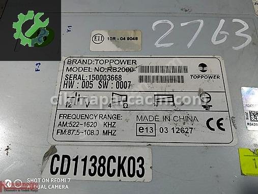 Hyundai Accent Blue Cd - Çalar 150003668 çıkma parça