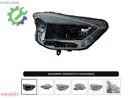 Hyundai Bayon Sol Ön Far çıkma parça