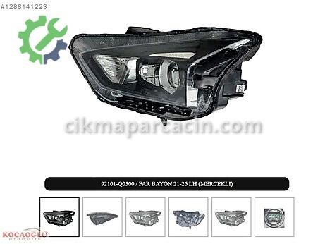 Hyundai Bayon Sol Ön Far çıkma parça