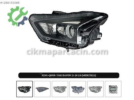 Hyundai Bayon Sol Ön Far çıkma parça