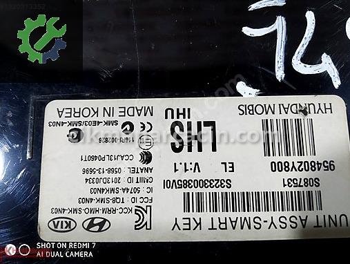 Hyundai ix35 Beyin 954802Y800 çıkma parça