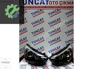 HYUNDAİ İX35 SAĞ-SOL LEDLİ MERCEKLİ FAR 2013-2015 ÇIKMA PARÇA