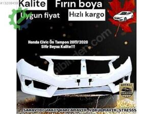 Honda Civic Ön Tampon 2017/2020 Sifir Beyaz Kalite!!!