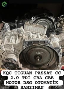 KQC TİGUAN PASSAT CC 2.0 TDİ CBA CBB MOTOR DSG OTOMATİK ŞANZIMAN